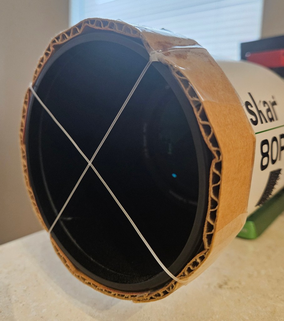 homemade tool to create diffraction spikes 