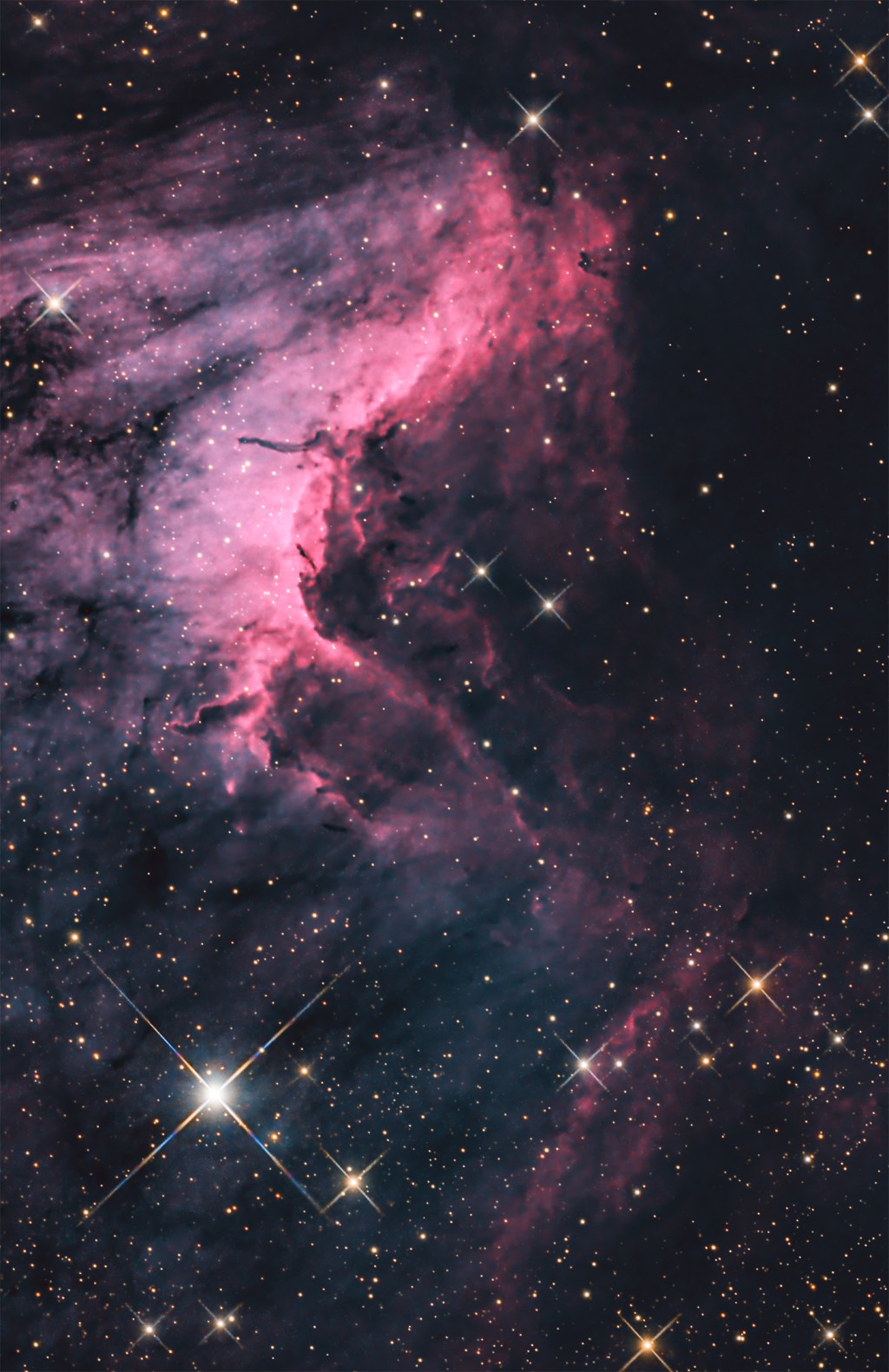 Pillars of the Pelican (IC&nbsp;5067)